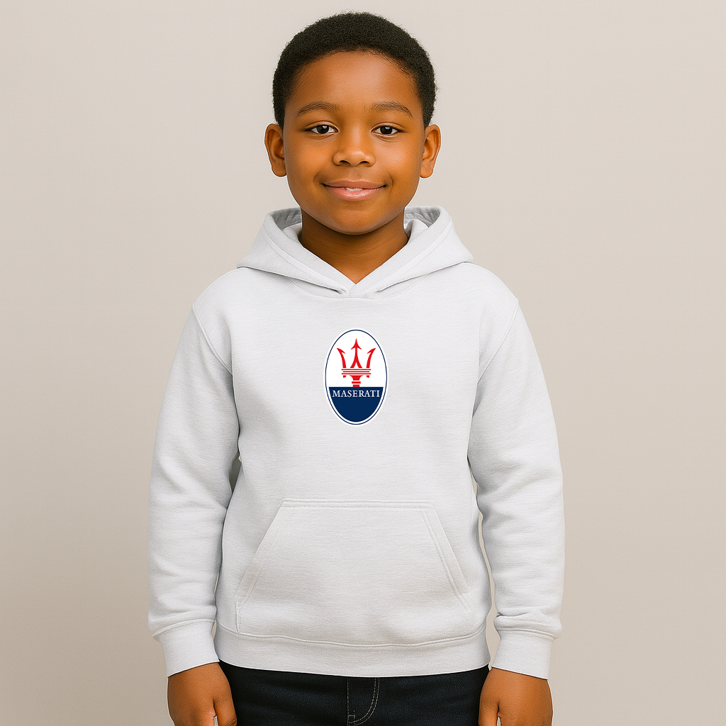 Youth Kids Maserati Car Pullover Hoodie